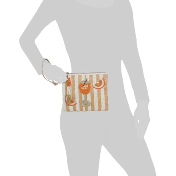 SINCERELY JULES Aperol Spritz Beaded Wristlet - Viral TIKTOK - NIB - Picture 2 of 4